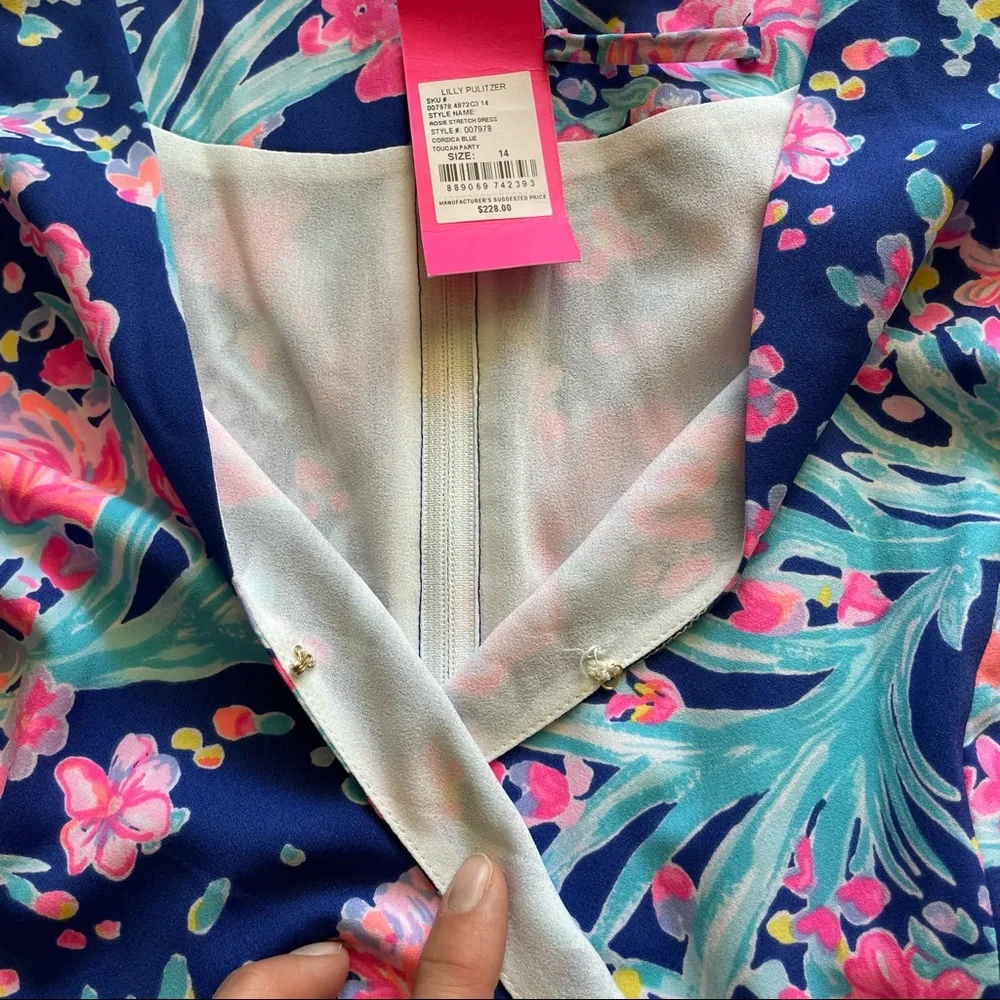 Sold Lilly Pulitzer Rosie Stretch Dress - Toucan Party - Picture 7 of 12
